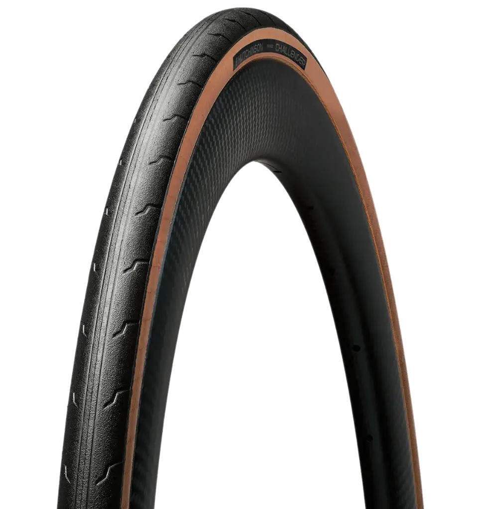 LLANTA HUTCHINSON CHALLENGER 700X28C HARDSHIELD CARA BRONCEADA (para cámara)
