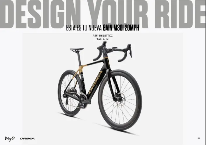   Bicicleta de Carretera Eléctrica ORBEA GAIN M30i 20mph 2023