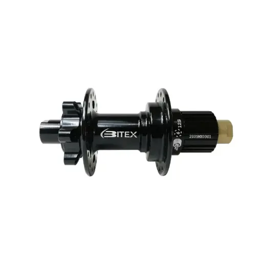 [BX-MTR12N14228/E-SMS/T] MAZA TRASERA BITEX MTR-12DISC MICROSPLINE 12X142 MM NEGRA 28H (EZO) (SIN ROSCA)