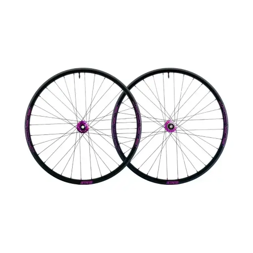 JUEGO DE RUEDAS BITEX BOOST CON ARO STAN'S ARCH MK4 29" 32H EDICION ESPECIAL MORADA